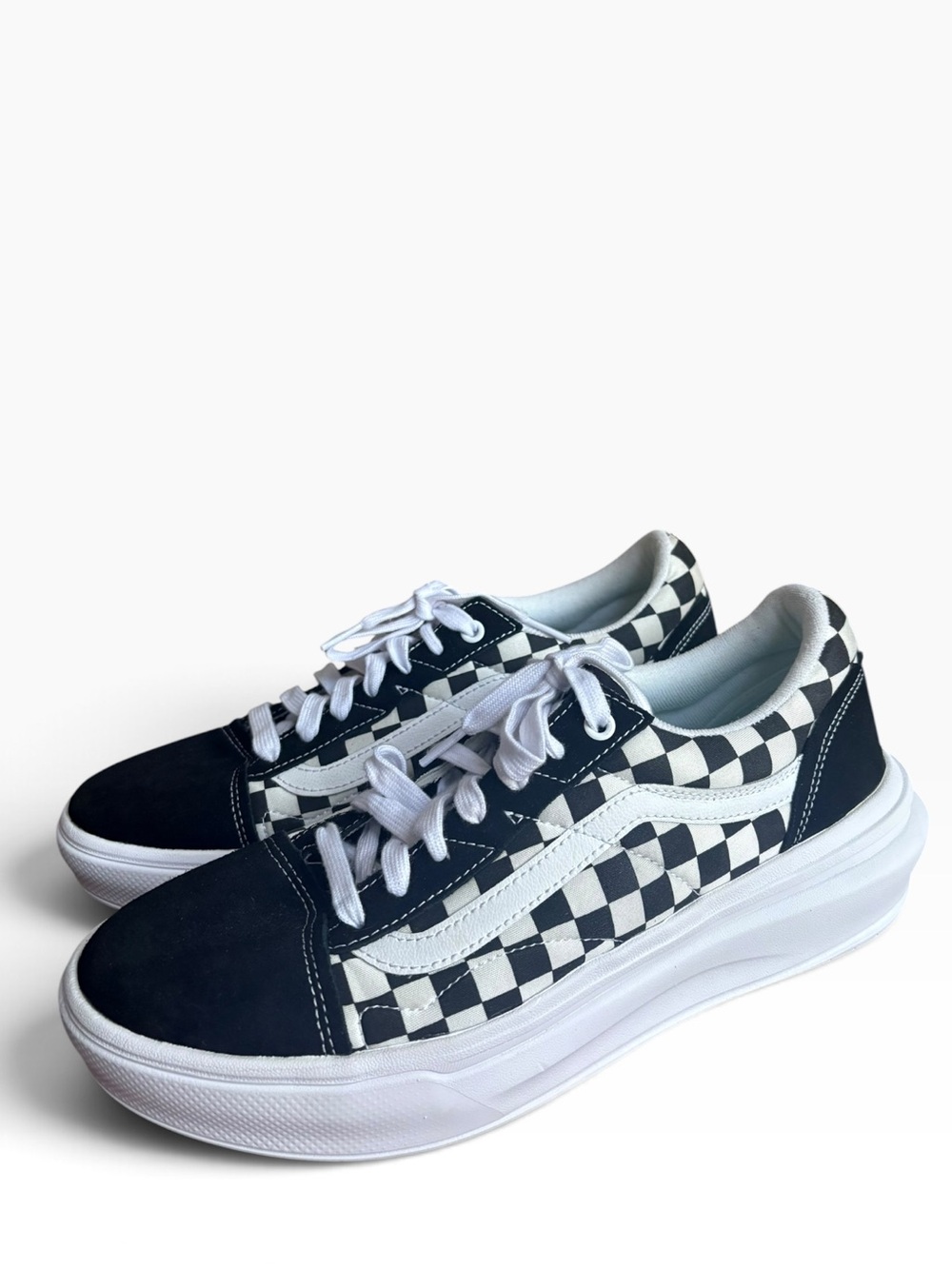 Vans Old Skool Overt Checkerboard Skate Shoes Men's Size 11